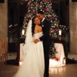 Stéphanie Durant Instagram - 17.12.2022 : OUI 💍 cette fois ci, devant Dieu, devant nos proches & notre fils 🤍 Notre mariage de Noël 🎄❤️