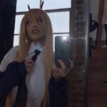 Valkyrae Instagram - POWER AND MAKIMA💥
Have you seen Chainsaw Man?

(we posted our transformations on tiktok:)