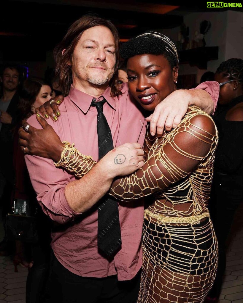 Danai Gurira Instagram - Wishing the happiest of birthdays to an incredible talent and my forever friend, @bigbaldhead. What a joy it is to know you. Sending lots of hugs your way today. 🖤