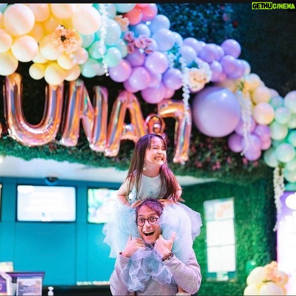 Judy Ann Santos Instagram - Sharing more photos from luna’s birthday celebration yesterday at dreamplay. ❤️ special thanks to @cocoonstudioph for covering our little princess, ang galing galing nyo patricia in handling kids. 😍 for our decors thank you @balloonsandbloomsph ❤️ thank you for accepting our very last minute request.. ( as always 😅) you turned a magical place even more magical and special in just 24 hrs! Hanep kayo talaga! @instamug for luna’s pillow souvenirs.. thank you, thank you soo much!! #lunniebunny7