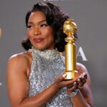 Angela Bassett Instagram - A night to remember ✨ #GoldenGlobes

Stylist: @jlynnstyle18 
Makeup/📸: @dandremichael 
Hair: @hairjunkierandy 
Trainer: @getfitbyrob
Dress: @pamellaroland 
Jewelry: @chopard 
Shoes: @sarahflint_nyc
