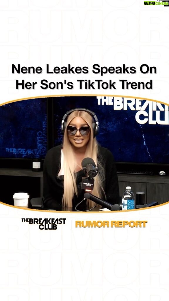 NeNe Leakes Instagram - 🚨 @neneleakes not only joins the #RumorReport but is also featured.  #neneleakes speaks on #brenttleakes recent TikTok! 📻🆙
.
Follow @breakfastclubam 🔥