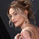 Paris Jackson Instagram - @netflix 
dress @ser.o.ya @fwrd
shoes @stuartweitzman
jewelry @jacquieaiche @dior @bulgari @cartier
jacket @laurenceandchico
bag @dior
styling @daniandemmastyle 
@brandonthomaslee 
makeup @paulyblanch 
@ninezeroone @nikkilee901 @riawna