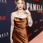 Paris Jackson Instagram - @netflix 
dress @ser.o.ya @fwrd
shoes @stuartweitzman
jewelry @jacquieaiche @dior @bulgari @cartier
jacket @laurenceandchico
bag @dior
styling @daniandemmastyle 
@brandonthomaslee 
makeup @paulyblanch 
@ninezeroone @nikkilee901 @riawna