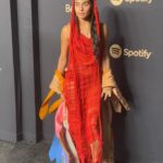 Jessie Reyez Instagram - The week of chaos has begun 

@steph__major blessing ur girl ❤️ 
Dress by @sarahregensburger_official
Coat @kidsuper