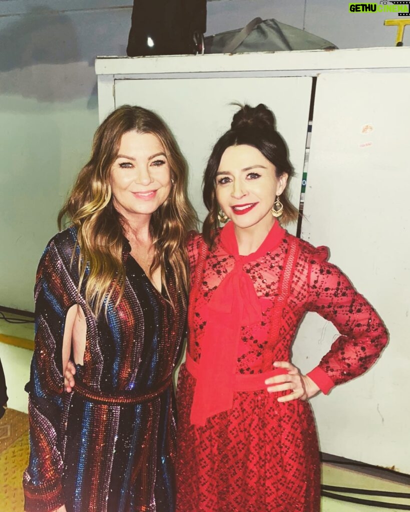 Caterina Scorsone Instagram - What a wild ride. Learned to buckle up and bootie up from the best. Luckiest Little Sister. @ellenpompeo @greysabc @shondarhimes @shondaland 🎢❤️🚑🩻🩺❤️‍🩹