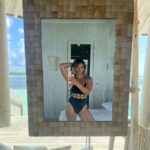 Chanel Iman Instagram - Destination 📍 Paradise🖤 @discoversoneva #discoversoneva   #experiencesoneva  #sonevajani #maldives