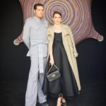 Karla Souza Instagram - Thanks for having me @dior for #DiorAW23 show. C’était magnifique et tellement dramatique. Bravo @mariagraziachiuri  and @joanavasconcelosatelier for a powerful and timeless show. Y a ti @laloremis por apapacharme y ser el mejor host! 🖤