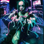 Valkyrae Instagram - Let me scratch your back with these nails👽
Late night shoot at Shibuya Crossing in Tokyo, Japan! 

Photographer @meltdowndotcom 
Creative by @lironeini
Styling by @tatsuyashimada1984
Nails by @taichiymn 
Hair by @torima_aa