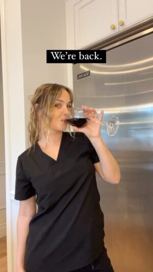 Camilla Luddington Instagram - grab a glass 🍷…

#greysanatomy