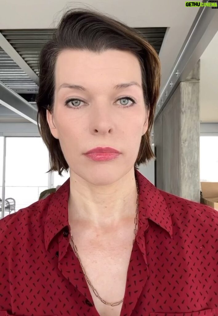 Milla Jovovich Instagram - Here’s the full “Love Letter to Ukraine”. Unfortunately it was cut off in my post. 

My motherland cries tears of smoke and ashes
Her men fight with the ingenuity of true belief
So many hearts, so many women torn in pieces
Of husbands, children, cats and curtains, blown out flats
Windows, plates and tea cups, ethics and ideals bombarded by the sounds of missiles landing at the door
The bodies of their men, the hero’s 
Their scent, their touch, their familiar voices Whispering words of desperate comfort and of everlasting love
Ripped away, maybe for now, maybe forever
I love you…
Whispered fiercely into a beloved ear
I love you whispered fiercely into the wind 
As the gunfire and the blood drenches Everything and all
I love you Ukraina. 
I love you as my ears explode