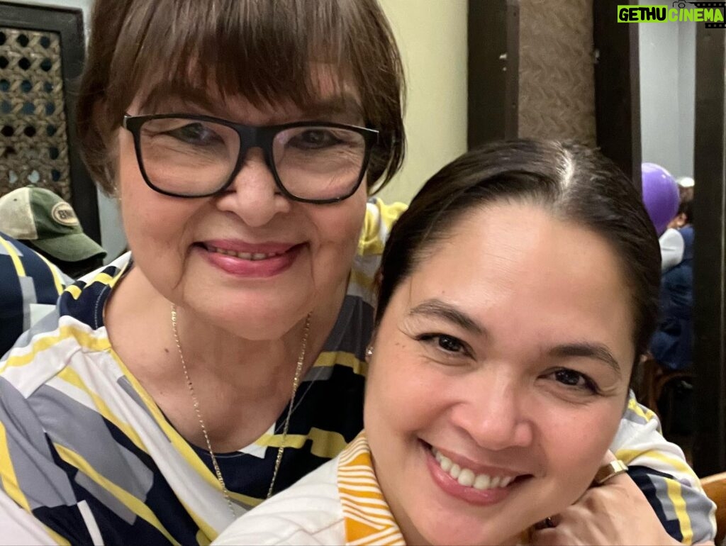 Judy Ann Santos Instagram - Happy happy birthday ma! We love you so so much! ❤️❤️ finally we were able to celebrate your bday with familya and friends. 😘😘 #76