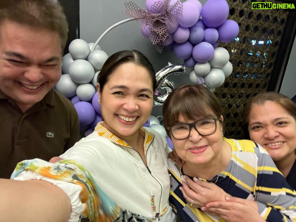 Judy Ann Santos Instagram - Happy happy birthday ma! We love you so so much! ❤️❤️ finally we were able to celebrate your bday with familya and friends. 😘😘 #76
