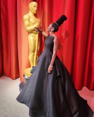 Danai Gurira Instagram - About last night… Got to spend treasured time with artists I respect, love and admire. I was honored to present the song that pays tribute to my dear brother #LiftMeUp. Congrats to all the nominees and winners. #Oscars