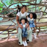 Chanel Iman Instagram - Cali’s Spring Break in Florida with my babies🌸💗🌞