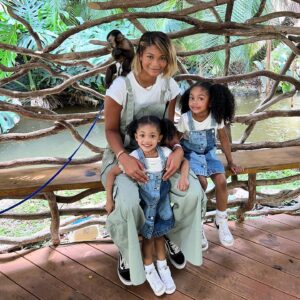 Chanel Iman Instagram - Cali’s Spring Break in Florida with my babies🌸💗🌞