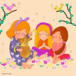 Vanessa Incontrada Instagram - Che possiate condividere una bella giornata con chi vi vuole bene! Buona Pasqua! 🌈🐣😊

#lestoriedineva #pasqua #easter

Illustrazione: Alice De Marco @alidemarco_art