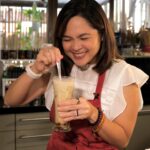 Judy Ann Santos Instagram - Making my own version of Halo-Halo na ni-level-up with the help of milky-sarap ng Alaska Classic Evaporated Filled Milk #AngatAngAlaskaSummer. Try niyo na din mga mommies! @alaskananayclub #AlagangAlaska