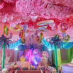 Jennylyn Mercado Instagram - Do you have a sweet tooth? 🍬Then you’re in for a treat. From a blank canvas, @whitespacemnl transformed into a #canDYLANd dream for @mercadojenny and @dennistrillo’s daughter Dylan’s first birthday! 🍭

Yummy gummy bears, pastel palm trees, and life-size candies all around. At this party, desserts came first! All for our sweet little Dylan! 🥰 

Full planning and Coordination:@vpeventsco @niceynice_ 
Event Designer: @gideonhermosa @houseofhermosaph 
Catering: @juancarlocaterer
Lights & Sounds: @ignite.pro
Staging: @4thwall.group
Photo & Video: @niceprintphoto
Dessert Bar: @audreyspastries
Cake: @honeyglazecakes
Giveaway Kids: @insta_mug
Giveaway Adults: @kleankanteen_ph 
Care Kit: @nina.leatherph
Photo booth: @poseandprint
Performer: @geraldine.a.uy
Food Carts:
@crepeglazik
@sweettooth.mgs
@festivesbyclustercones
@pufflesph
donutsonthego
@hotlinksph
@frose.cocktails
@pastapoloph
Play Area:
@cityjumpnslide
@thenestplayandpartypad
@pastelplay.ph
@printdivas
Uv Purifiers sponsored by @allerplasma
Crewmeal by @thepurplewok
Genset: Mc Lights Resources

Detail pictures by: @adrianardiente 

#CaliforniaDreams #KidsParty