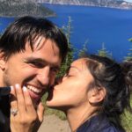 Gina Rodriguez Instagram - I feel our memories in the fabric of my hair. Every goosebump on my skin another time you have made my heart skip a beat. You gave  me a son and as he sleeps on my lap I see your love all over his spirit. Here are 10 pics of us because I can’t stop scrolling through my favorites album. This man, this love, how did I get so lucky? @joe_locicero