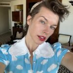Milla Jovovich Instagram – Date night!! Finally got a chance to leave it all behind and get swept away by my hubby for a night away from home!🥰 Happy Saturday everyone!❤️❤️❤️