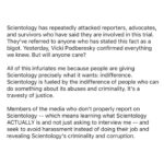 Leah Remini Instagram - Please share this post in your Instagram stories. Since the mainstream media isn’t reporting on this story widely, it’s up to us to get the news out.