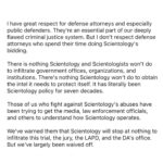 Leah Remini Instagram - Please share this post in your Instagram stories. Since the mainstream media isn’t reporting on this story widely, it’s up to us to get the news out.