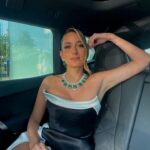 Amina Khalil Instagram - Bts ✨ Moments before going on the red carpet.. @festivaldecannes @angenieuxlenses 

Dress: @maisonyeya @yasmine.yeya 
Jewels: @chopard 
MUA: @nohaezzeldinmua @charlottetilbury @charlottetilburyarabia 
Hair: @rafilotoma @alsagheersalons
