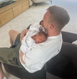 Dani Dyer Instagram - Summer & Star..

Our first week together & enjoying every moment of the newborn bubble💗💗
it’s been amazing watching santi be a big brother he has melted my heart in ways I couldn’t imagine and he just feels like such a big boy all of a sudden.
My heart feels so so full and so excited for our journey together as a family of 5 ♡
