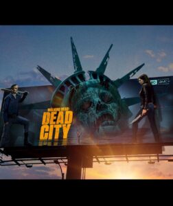 Lauren Cohan Instagram - New artwork for DEAD CITY, coming to a billboard near you…

When Lauren first told me about the new Walking Dead spinoff that takes place in NYC, I immediately had an image in my mind of Maggie and Negan facing off in the hollowed eye sockets of a decaying Statue of Liberty. We eventually realized that Lady Liberty was actually not big enough for 2 people to stand in the eyes, but after a few mockups and revisions we arrived at another composition with the characters in the foreground. This final version was made by the amazing artists at @the_la_agency (they do all your favorite movie posters) with art direction and supervision by the AMC team: Ed Benitez, Nancy Hennings, Michelle Ragone, Ahmed Fakhr and Mark Williams. Photography by James Dimmock.
