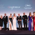 Amina Khalil Instagram - This is a BIG thank you to @angenieuxlenses for having me here at @festivaldecannes it was truly a beautiful experience… I was there at the Pierre Angénieux Tribute presenting the Encouragement Award to the lovely @hayawkhairat and was lucky enough to see the amazing Barry Ackroyd @backroyd_bsc Thank you so much, it was an honour and a night i’ll never forget 🤍 🙏🏼 Haya, I am so proud of you. And Im so humbled that I got to share this experience with you. You are such a cool artist. And like I said: I see you. I appreciate you. And this is just the beginning. Keep sharing the magic. Bravo Hayoush ! 👏🏼❤️