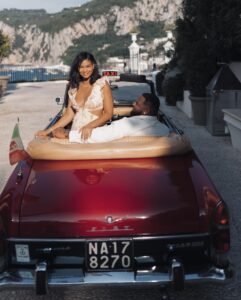 Chanel Iman Instagram - One of the best gifts in life is a  life time of adventures ! My soulmate, protector , backbone and best friend the best memories are yet to come ❤️💍💎 📍Capri🇮🇹 Italy