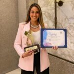 Amina Khalil Instagram - شكراً جزيلاً علي التكريم والجايزة الجميلة دي عن مسلسل الهرشة السابعة  من المجلس القومي للمرأة 
@ncwegypt 
وشكراً للدكتورة مايا مرسي علي دعمها دايماً وعلي التقدير لكل الاعمال الدرامية التي تتحدث عن قضايا المرأة في موسم رمضان.. مبروك لكل صناع العمل و مبروك لكل الفنانات وشكراً جداً 🤍 @maya.morsy.egypt