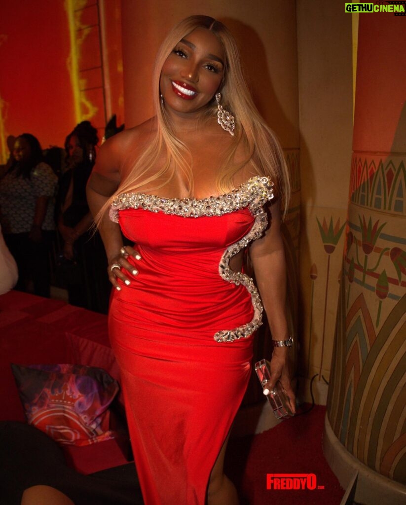 NeNe Leakes Instagram - Last nite was giving “ACT BAD” at Quality Control Boss man P Birthday Bash. Moët Rose’ Nectar don’t owe me a thang🥂 I just had too much fun!

Dress: @casze_ 
Shoes: @aminamuaddi 
Makeup: @gracefulartistry 
Wig: @colormanewigs 
Hair: @hausofdebonair
