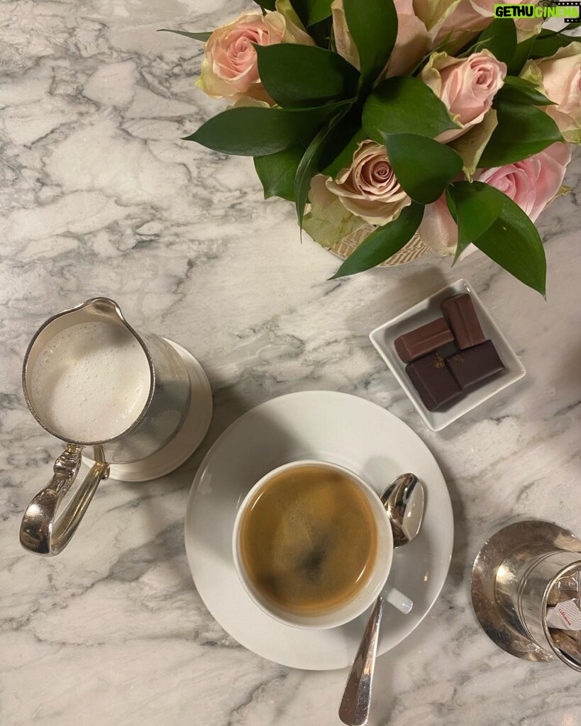 Camilla Luddington Instagram - Mornings with coffee,
Evenings with cocktails.
The perfect “sandwich” to the convention 

@lemeuriceparis @dorchestercollection #dcmoments