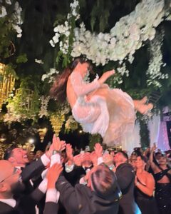 Cierra Ramirez Instagram - oh, how i love your love @iluvsarahii & @ayyysebas! cheers to one of the most pinterest worthy weddings i’ve been to & to a lifetime of happiness! 💍🤍

also shoutout to @hairbybethy for slaying my hair