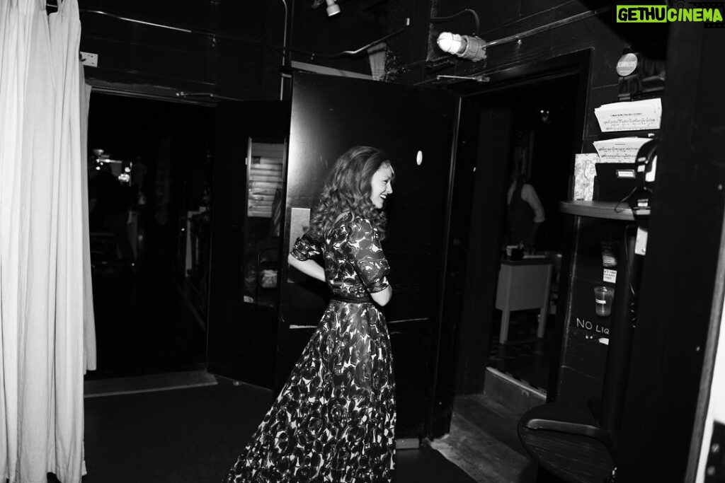 Melissa Benoist Instagram - backstage at the Sondheim 📷 @jennyandersonphoto