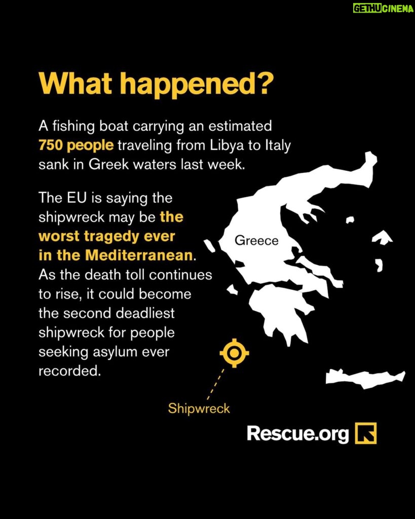 Amanda Gorman Instagram - Everyone has the right to seek asylum — including people crossing the Mediterranean Sea. 

The recent shipwreck off the Greek coast is the latest in a long line of preventable disasters. It demonstrates both a failure to save lives and a failure to uphold the well-established right to seek safe haven. It is estimated that 100 children were in the ship's hold, and that 500 people still remain missing. 

Join us in calling on our leaders to do more to welcome refugees and create safe routes for people seeking asylum. 

More info at the link in bio 💛