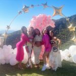 Chanel Iman Instagram - Blessed to have my mom, my girls and this village of women who keep me empowered on this motherhood journey 💪🏽🎀👑
