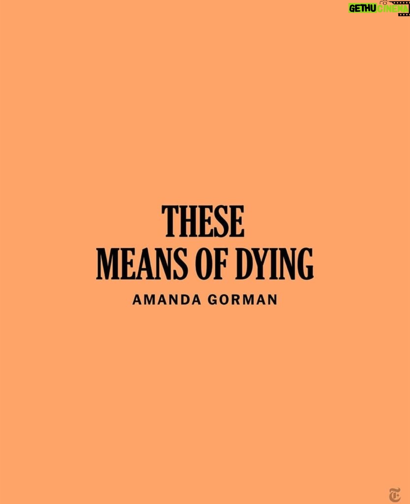 Amanda Gorman Instagram - Reposted from @nytopinion: "Refugees and migrants dying while trying to cross the Mediterranean in search of safety is not new," writes the poet @amandascgorman on the recent capsizing of the Adriana off the coast of Greece. "By writing an elegy through the words of history, I hope to unearth, or unwater, the dead from beneath a mass of waves." In an @nytopinion essay and a poem, Amanda honors the migrants, slaves and others who have died in disasters at sea. Click the link in our bio to read Amanda's full poem. | art by: juanbernabeulleo #nytopinion

.
.
.

Amanda here!

Thank you to @nytopinion for sharing my new poem, and to you all for reading it. Please visit @rescueorg and @unicef to learn more about how you can support organizations aiding refugees of the migrant crisis.