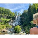 Katherine McNamara Instagram - Jumping into fitness can seem daunting, but even just getting outside for a little exploring is a great start! It’s a big beautiful world out there - you never know what you might find… I had 6 hours to kill on the way to the airport, so I went chasing waterfalls…