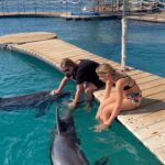 Nicole Wallace Instagram - @dolphin_reef_eilat gracias por dejarme vivir la experiencia más mágica de mi vida✨🐬 llevo queriendo ver delfines y nadar con ellos desde q soy chiquitita, ademas que aquí me han contado como usan la experiencia para ayudar a niños con autismo que es la razón x la que estudio psicólogia y Nose 🥲ay