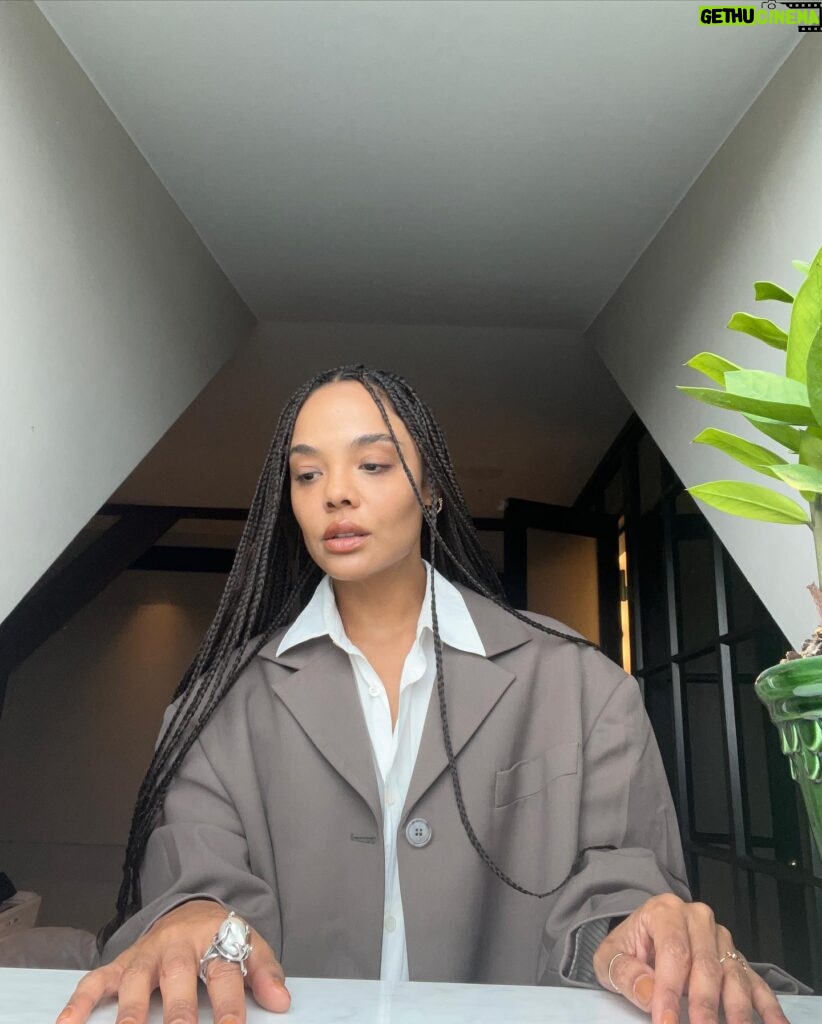 Tessa Thompson Instagram - ~ the only intelligent response to the ongoing gift of life is gratitude ~