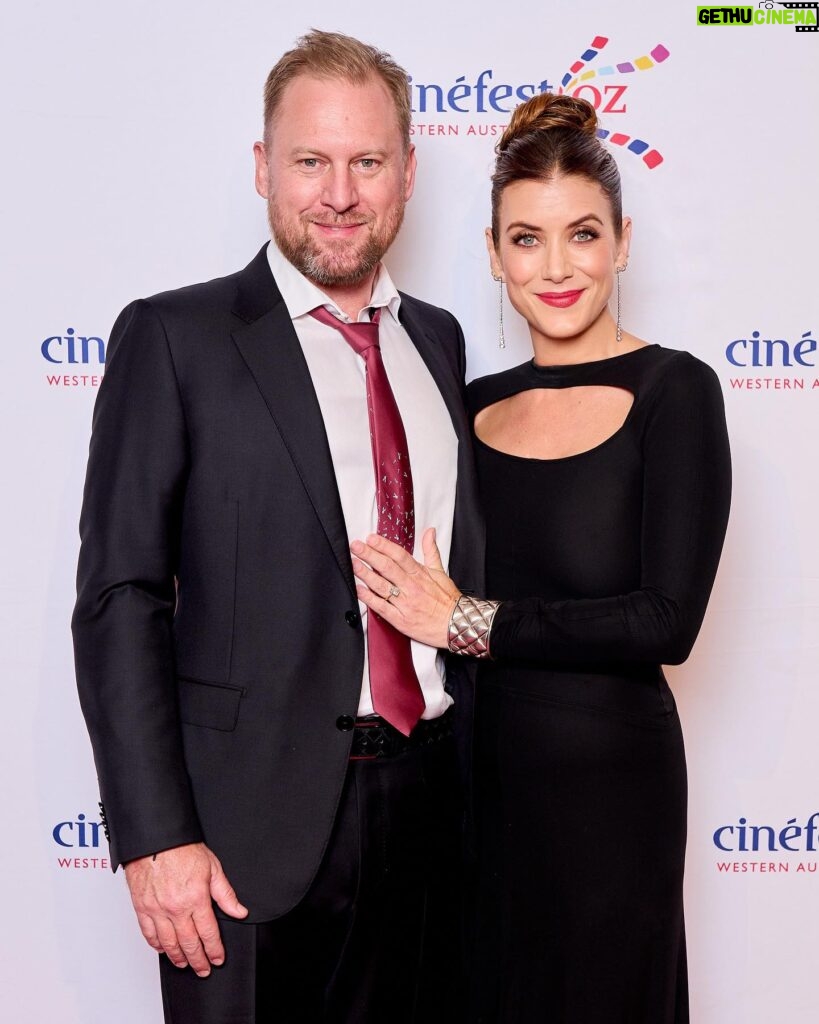 Kate Walsh Instagram - Thanks so much for another great year hosting me and @andynix1, @CinefestOz !!! It was so good to laugh with old friends & newer old friends 😻 & watch a couple of incredible films. Congratulations to everyone! ✨ particularly #NooraNiasari, & the entire cast, crew & producers of the extraordinary @shaydafilm 👏🏽 👏🏽 and to my dearest #DebbieLiebling for her perfect @jules.movie 💥 Can’t wait for everyone to see these & the other indie gems. And thanks so much to the dreamy @aquaresort & the town of Busselton and all the gorgeous venues & volunteers that help make @CinefestOz happen! 💖✨⚡️and thanks especially to beautiful @jodyfiannaca_hairstylist @clarereadmakeup for making me look presentable even tho I ate all the 🍿 @oranacinemas has ever made 

📸 @mac1photo & @abbymurrayphotography