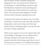 Leah Remini Instagram - Many people are focusing on what celebrities think of Danny Masterson.
We must focus on what the survivors think of him and how he and Scientology impacted their lives. 

That's why I have published the victim impact statements of the three women who Masterson was charged with raping. You can read them via the link in my bio. 

I urge you to read these statements to understand how cruel and criminal Danny Masterson and Scientology were and continue to be.

I have also published the statement the Judge read before she sentenced Masterson.

While you may believe you know a great deal about the case, there’s a lot that was never revealed in court that is detailed in these statements.