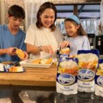 Judy Ann Santos Instagram - Mas masarap ang merienda bonding namin by adding our favorite Magnolia Mayo na may tamang tamis-asim sarap on our hotdog sandwiches. Dito na din kayo sa Magnolia Mayo!

 #MagnoliaMayo #TamangTamisAsimSarap
