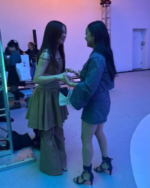 Anna Cathcart Instagram - a fashion show and a family reunion all in one🥹