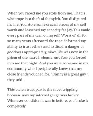 Leah Remini Instagram - Many people are focusing on what celebrities think of Danny Masterson.
We must focus on what the survivors think of him and how he and Scientology impacted their lives. 

That's why I have published the victim impact statements of the three women who Masterson was charged with raping. You can read them via the link in my bio. 

I urge you to read these statements to understand how cruel and criminal Danny Masterson and Scientology were and continue to be.

I have also published the statement the Judge read before she sentenced Masterson.

While you may believe you know a great deal about the case, there’s a lot that was never revealed in court that is detailed in these statements.