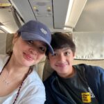 Judy Ann Santos Instagram - First time to leave manila without dada and the girls.. this time it’s just mommy and kuya and ate arlen .. missing a big chunk of our family here in KL.. mommy and kuya time muna, while dada spends time with the girls. Missing you big time bub. 😘😘 @ryan_agoncillo
