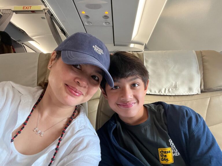 Judy Ann Santos Instagram - First time to leave manila without dada and the girls.. this time it’s just mommy and kuya and ate arlen .. missing a big chunk of our family here in KL.. mommy and kuya time muna, while dada spends time with the girls. Missing you big time bub. 😘😘 @ryan_agoncillo